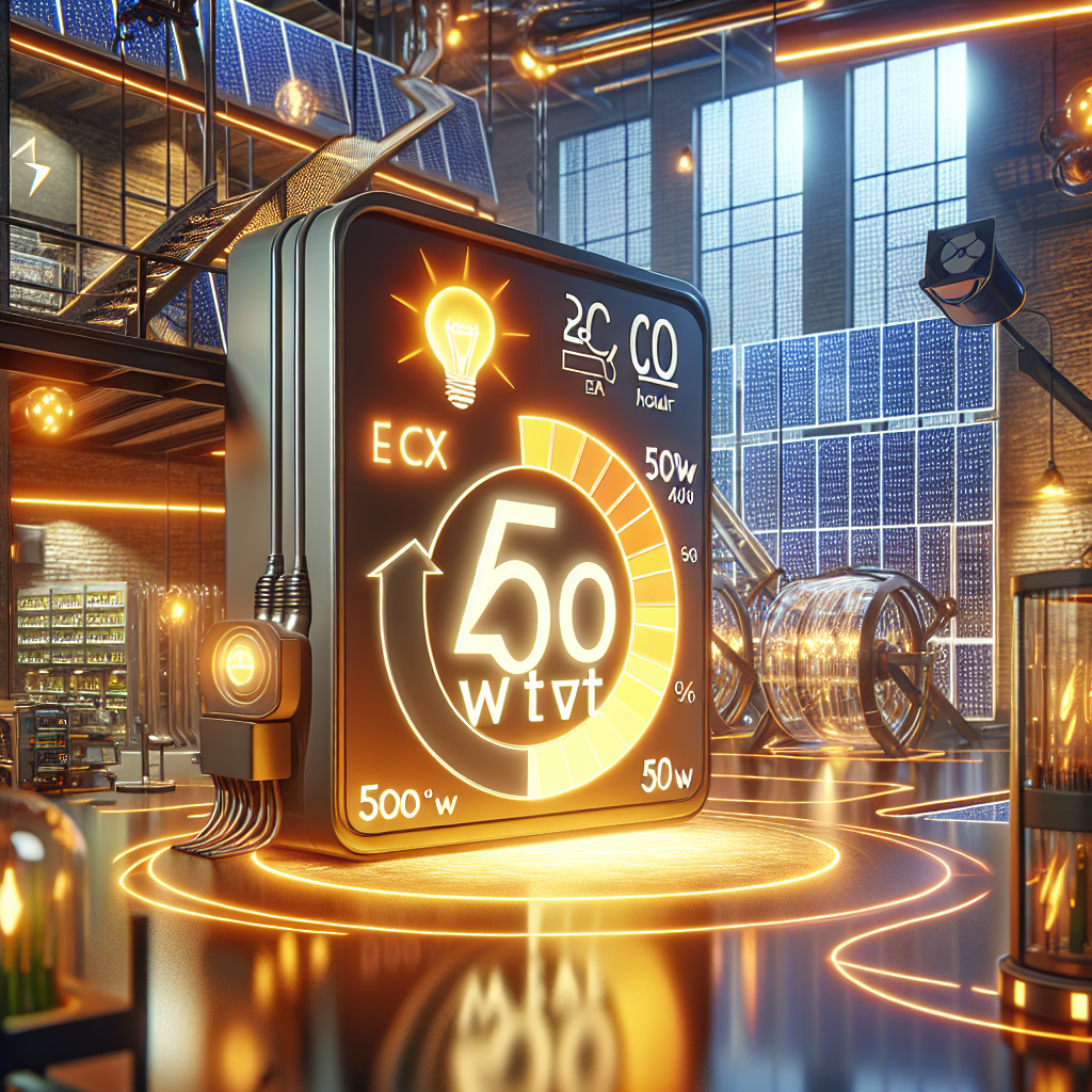 wat kost 500 watt per uur